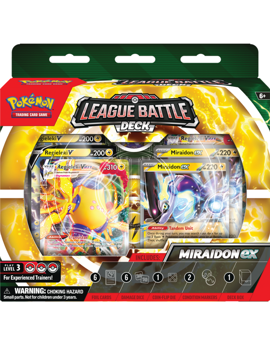 Pokemon League Battle Deck - Miraidon Ex (Level 3)- price per box