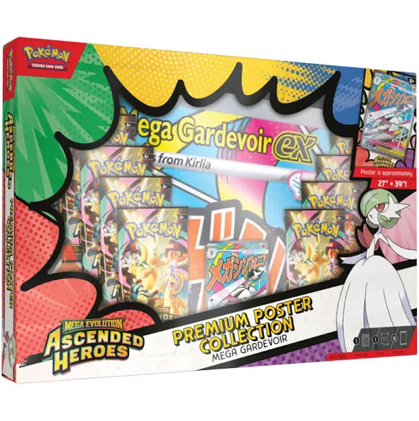 Pokemon Mega Evolutions Ascended Heroes Premium Poster Collection-Mega Gardevoir