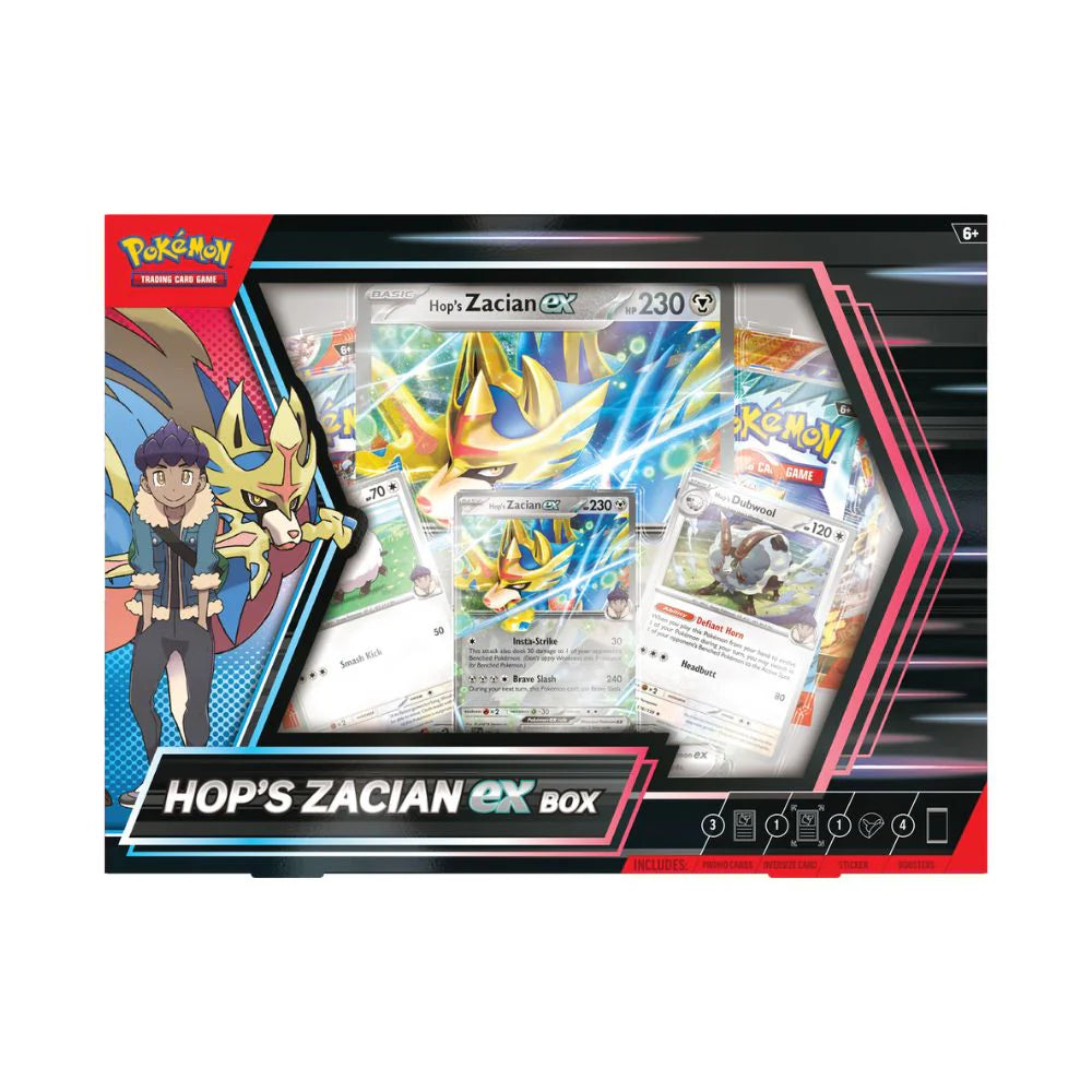 Pokemon Hop's Zacian EX Box