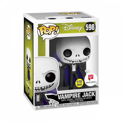 Funko Pop Vampire Jack #598 -(Walgreen Exclusive-glow in dark) Disney Nightmare Before Christmas