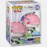 Funko POP Plus Ram #2116 RE: Zero -Funko Exclusive (Glows in Dark)