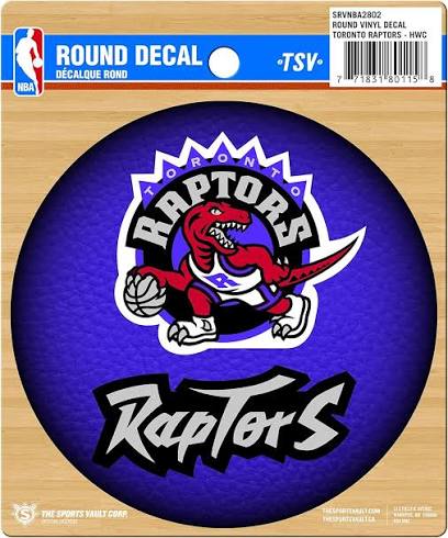 NBA Toronto Raptors "Retro Logo" Round Vinyl Decal