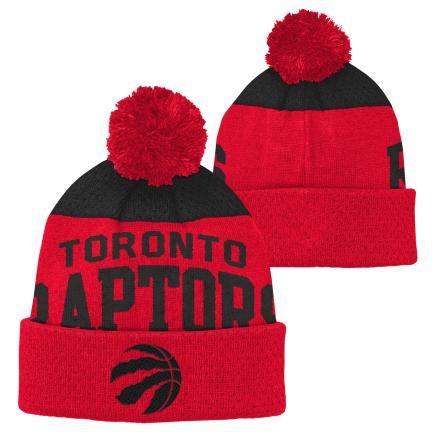 NBA Toronto Raptors Youth Collegiate Arch Toque with Pom