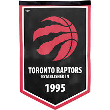 NBA Toronto Raptors 12" x 18" Victory Banner (Est in 1995)