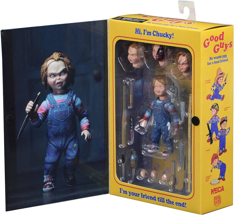 Child's Play Good Guys 4" Ultimate Chucky Action Figure - NECA & Reel Toys