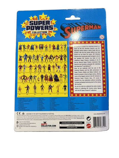DC Universe Super Powers 30th Anniversary Superman 2014 Mattel