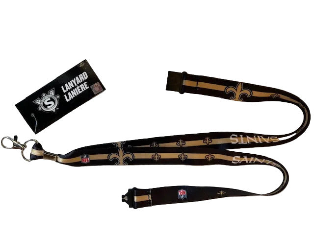 NFL New Orleans Saints Sublimated Lanyard