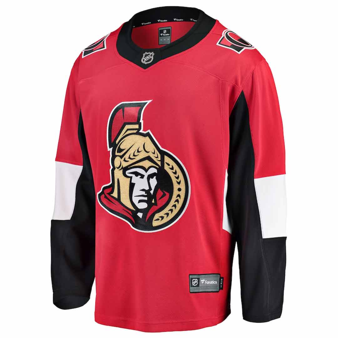 NHL Ottawa Senators Mens Fanatics Breakaway Jersey (Sale)