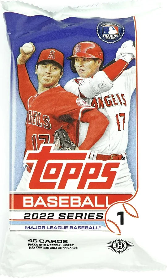 MLB Topps 2022 Series 1 Baseball Hobby Jumbo Pack - 46 Cards