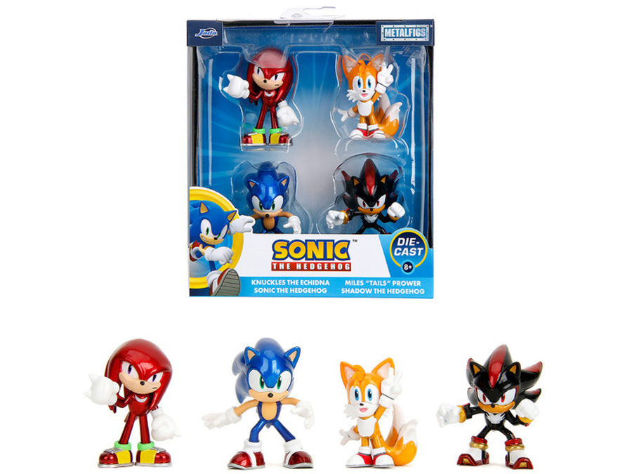 Sonic The Hedgehog Metalfigs 4-pack Figures (diecast)