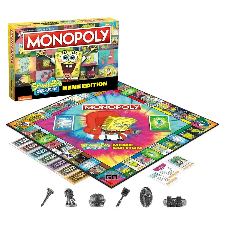 Spongebob Squarepants Meme Edition Monopoly Board Game