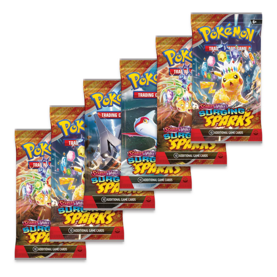 Pokemon Scarlet & Violet Surging Sparks Blister Packs (price per pack)