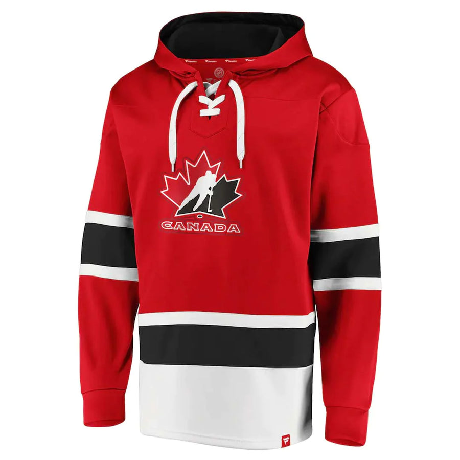 Team Canada Fanatics M Lace Up Hoodie