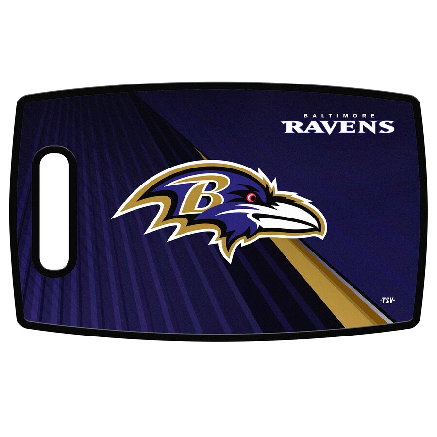 Baltimore Ravens Large Cutting Board 14.5" X 9"