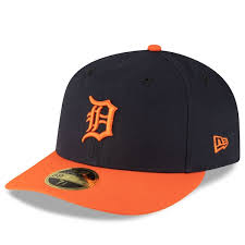 MLB Detroit Tigers New Era 59Fifty Navy/Orange Authentic Collection On-Field fitted