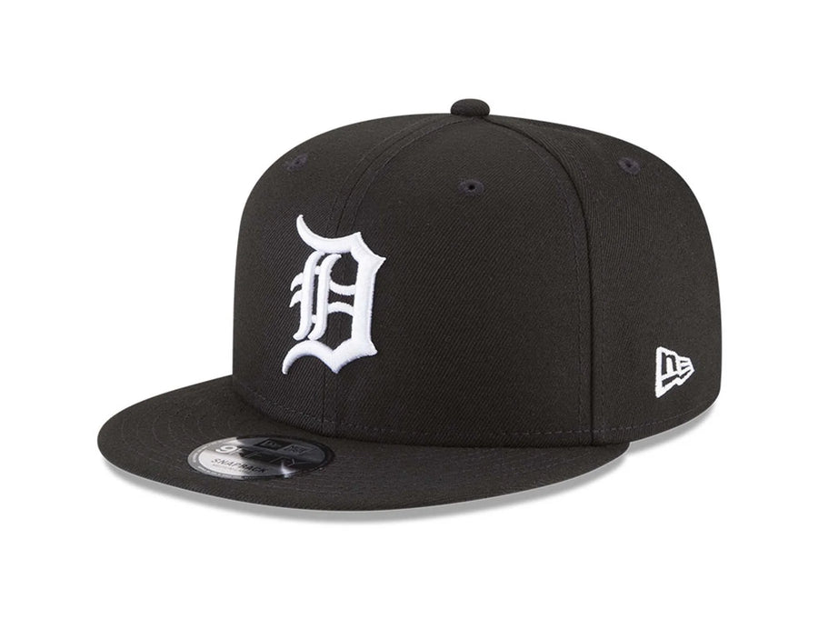 MLB Detroit Tigers Basic Black New Era 9Fifty Snapback Hat