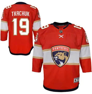 NHL Florida Panthers Matthew Tkachuk Youth Premier Home Jersey