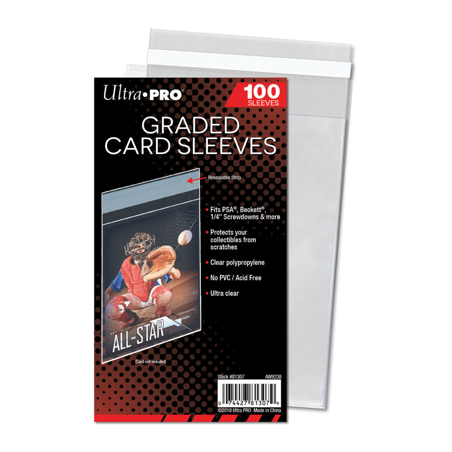 Ultra Pro Graded Card Sleeves (100) - ultra clear