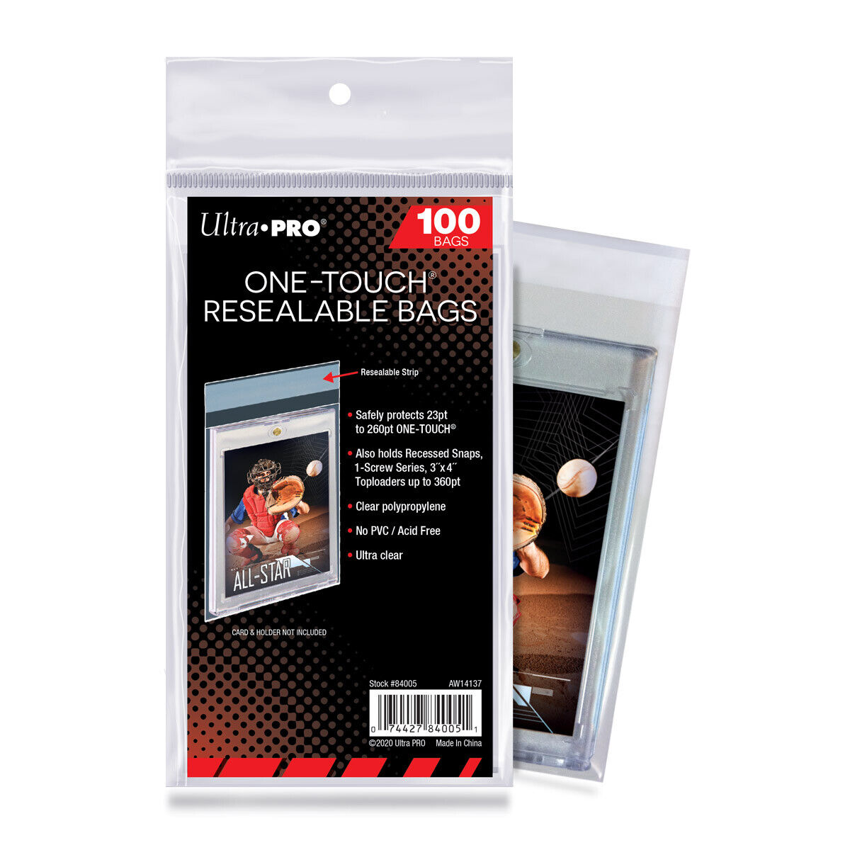 Ultra Pro One-Touch Resealable Bags (100)