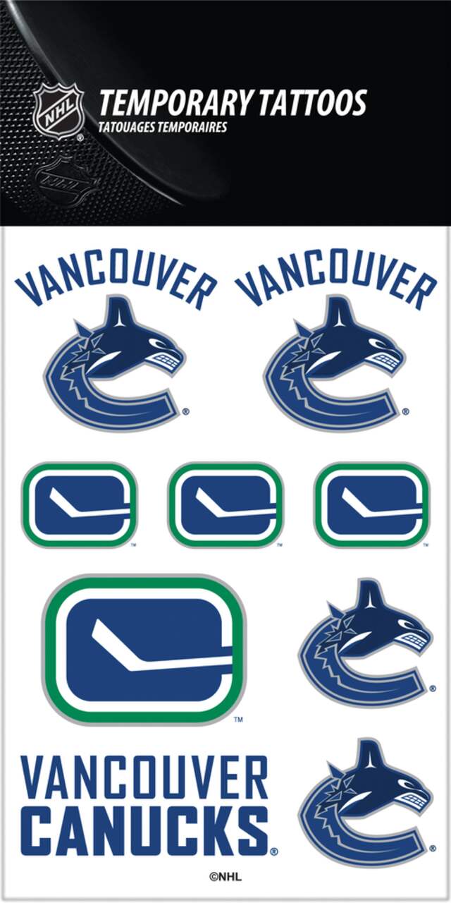 NHL Vancouver Canucks Temporary Tattoos