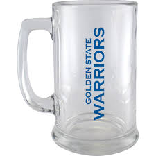 NBA Golden State Warriors Logo 15oz Glass Beer Stein