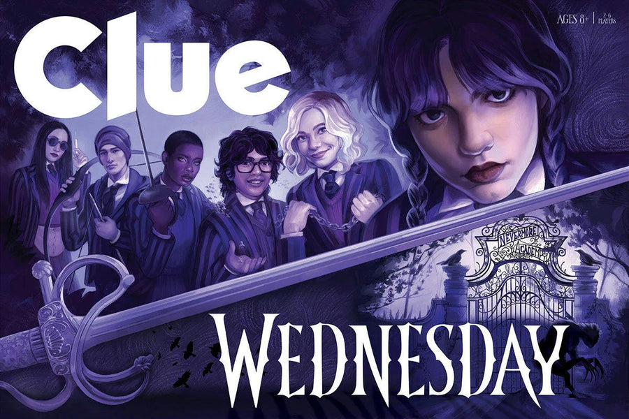 Clue: Wednesday Mystery Board Game