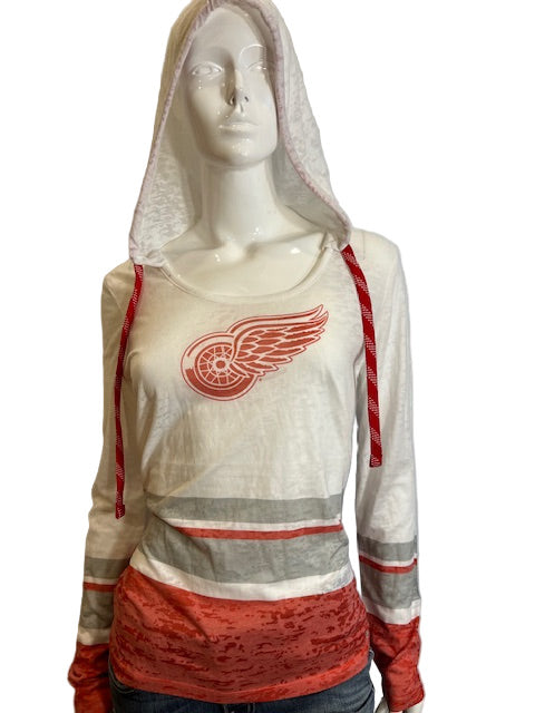 NHL Detroit Red Wings Women's M Lightweight Long Sleeve with Hood (online only)