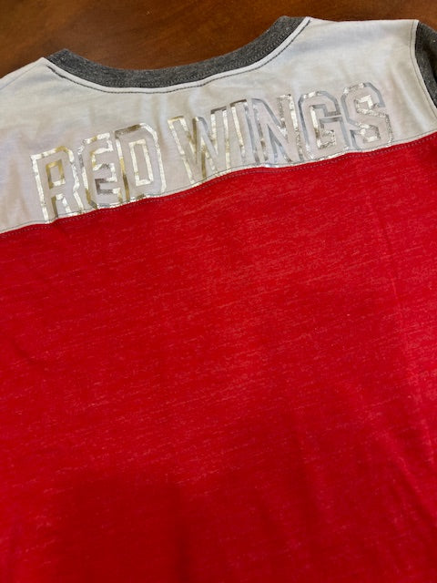 NHL Detroit Red Wings Women's Fanatics 3/4 Sleeve Tee (online only)