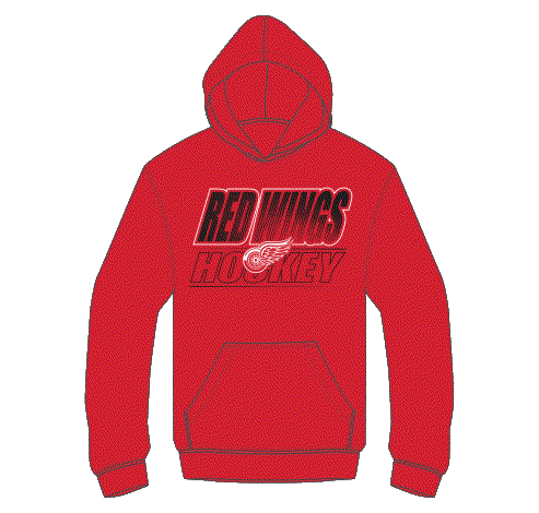 NHL Detroit Red Wings Youth Extra Point Performance Hoodie