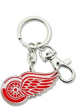 NHL Detroit Red Wings Logo Keychain with clasp