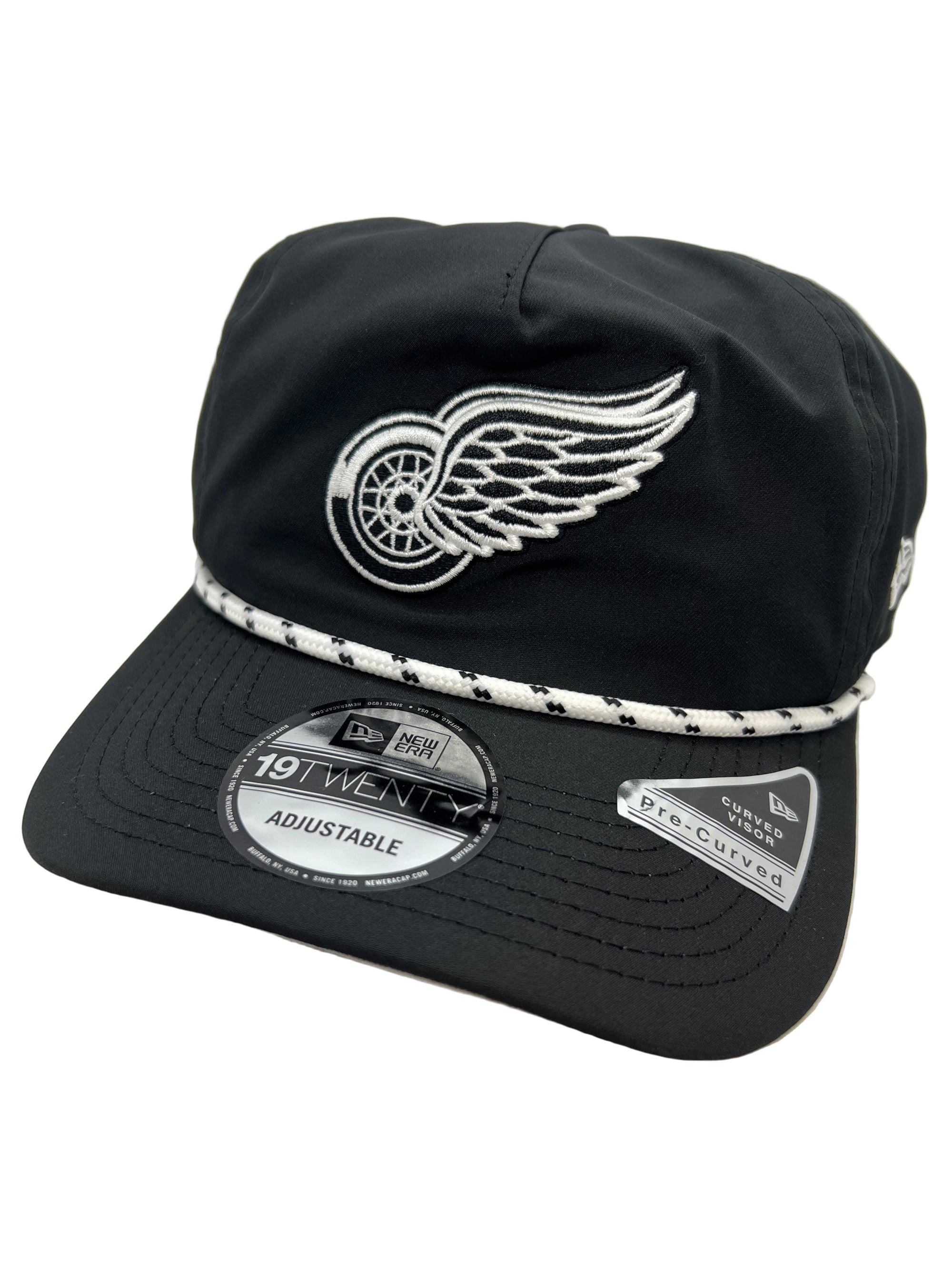 NHL Detroit Red Wings 19Twenty with Rope New Era Snapback Hat (Black)