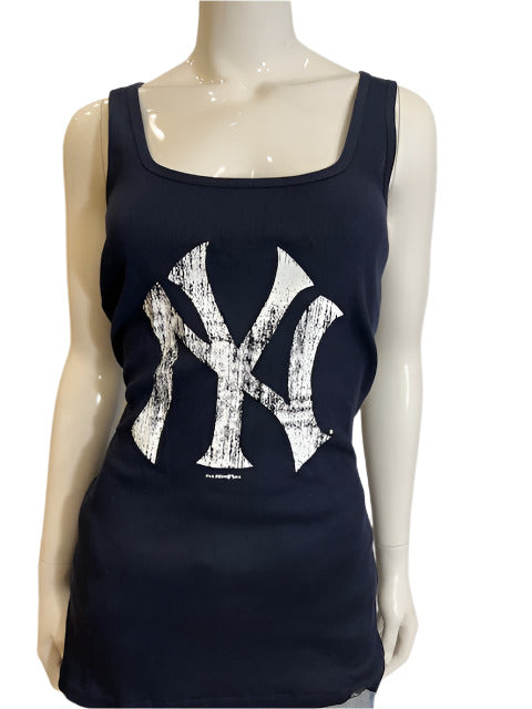 MLB New York Yankees Women's XL Ribbed Logo Tank Top (online only)