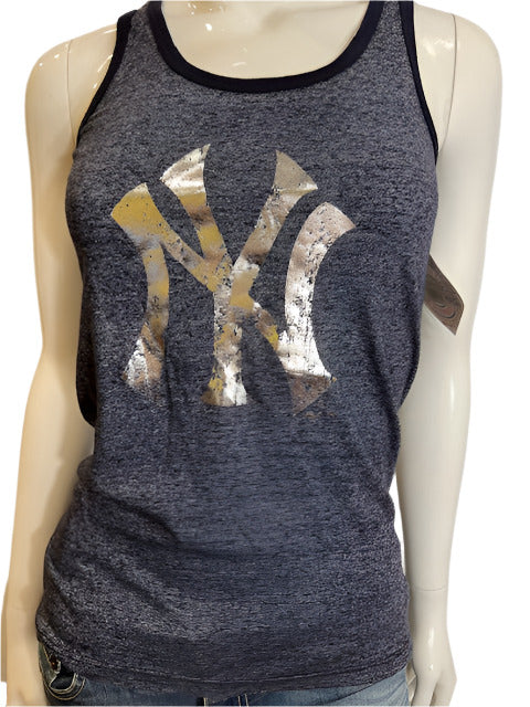MLB New York Yankees Women's M Foil Logo Tank Top (online only)