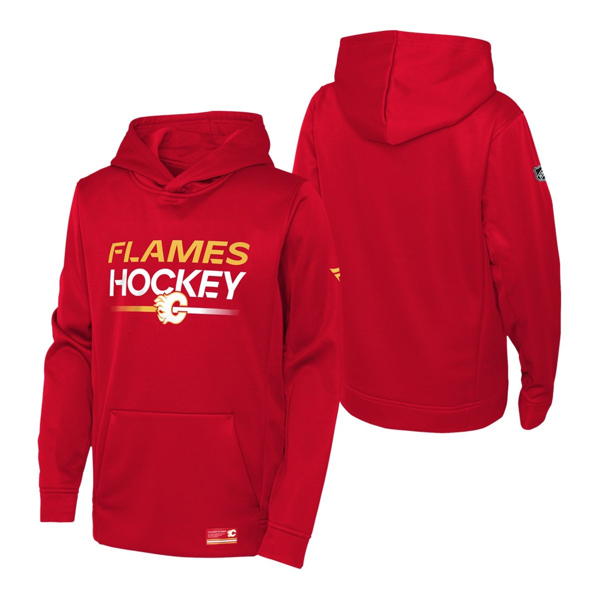 NHL Youth Calgary Flames Fanatics Authentic Pro Hoodie