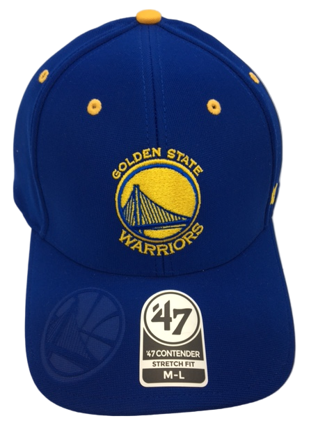 NBA Golden State Warriors 47 Brand Stretch Fit Contender Hat