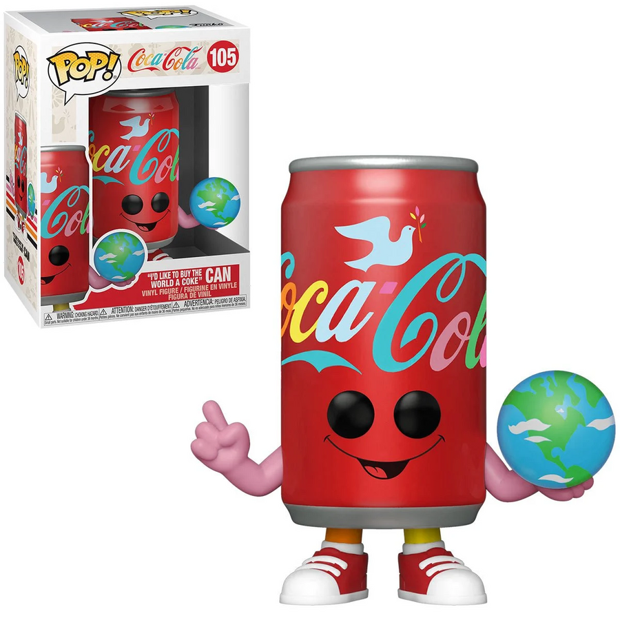 Funko POP Coca-Cola Can #105 I'd Like to Buy The World a Coke - Coca-Cola Ad Icon