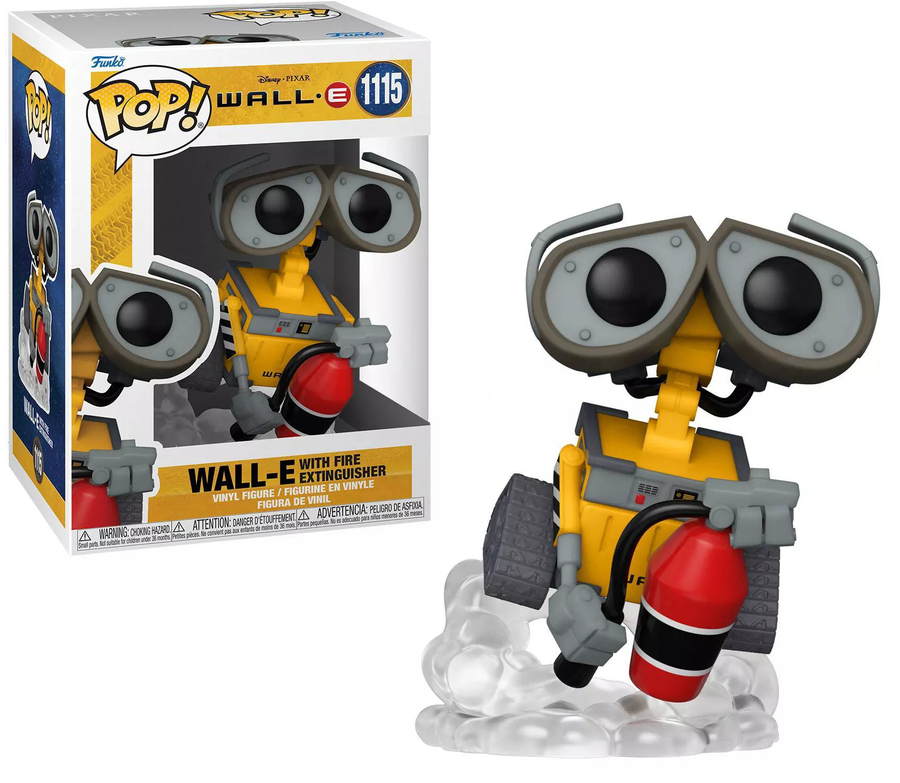 Funko POP Wall-E with Fire Extinguisher #1115  Wall-E   Disney Pixar
