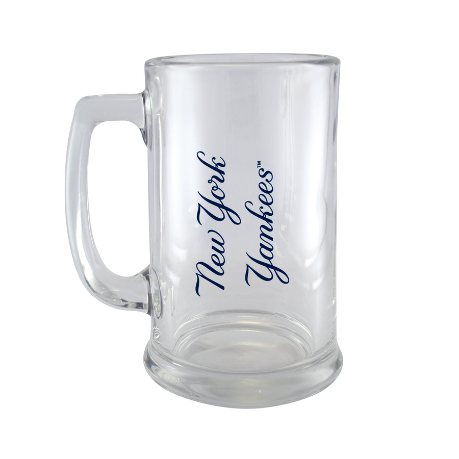MLB New York Yankees 15oz Glass Sports Mug