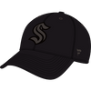 NHL Seattle Kraken Fanatics Black Team Haze Flex Hat