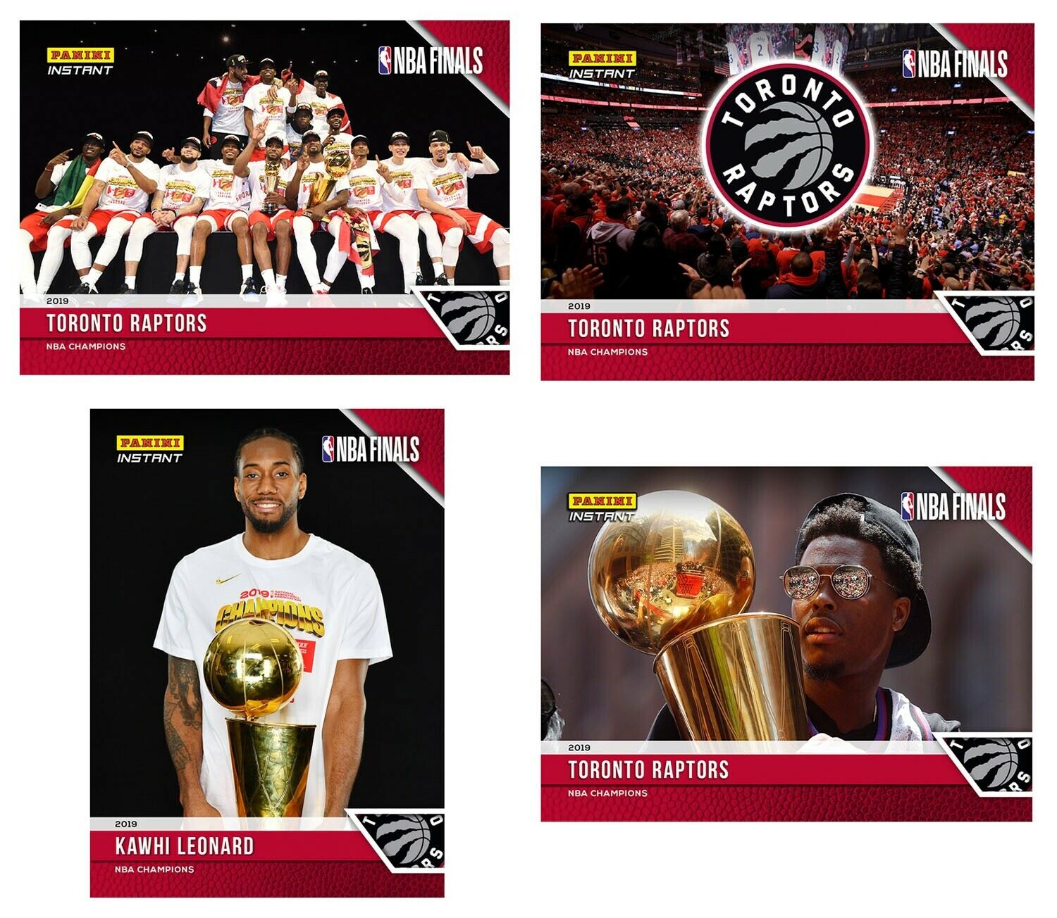 2019 Panini NBA Champions Toronto Raptors Limited Edition 30 Card Set