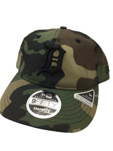 MLB Detroit Tigers Camo New Era 9Fifty Snapback Hat