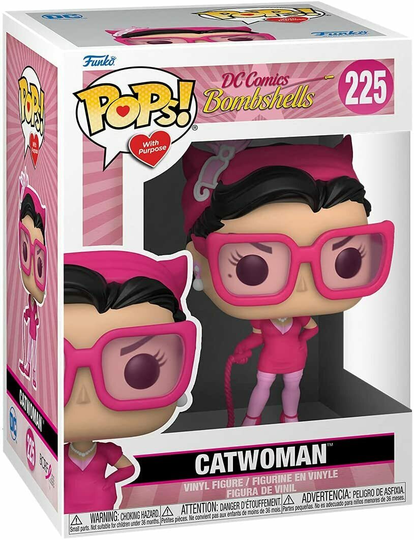 Funko POP Catwoman #225 - DC Bombshells (Breast Cancer Awareness)