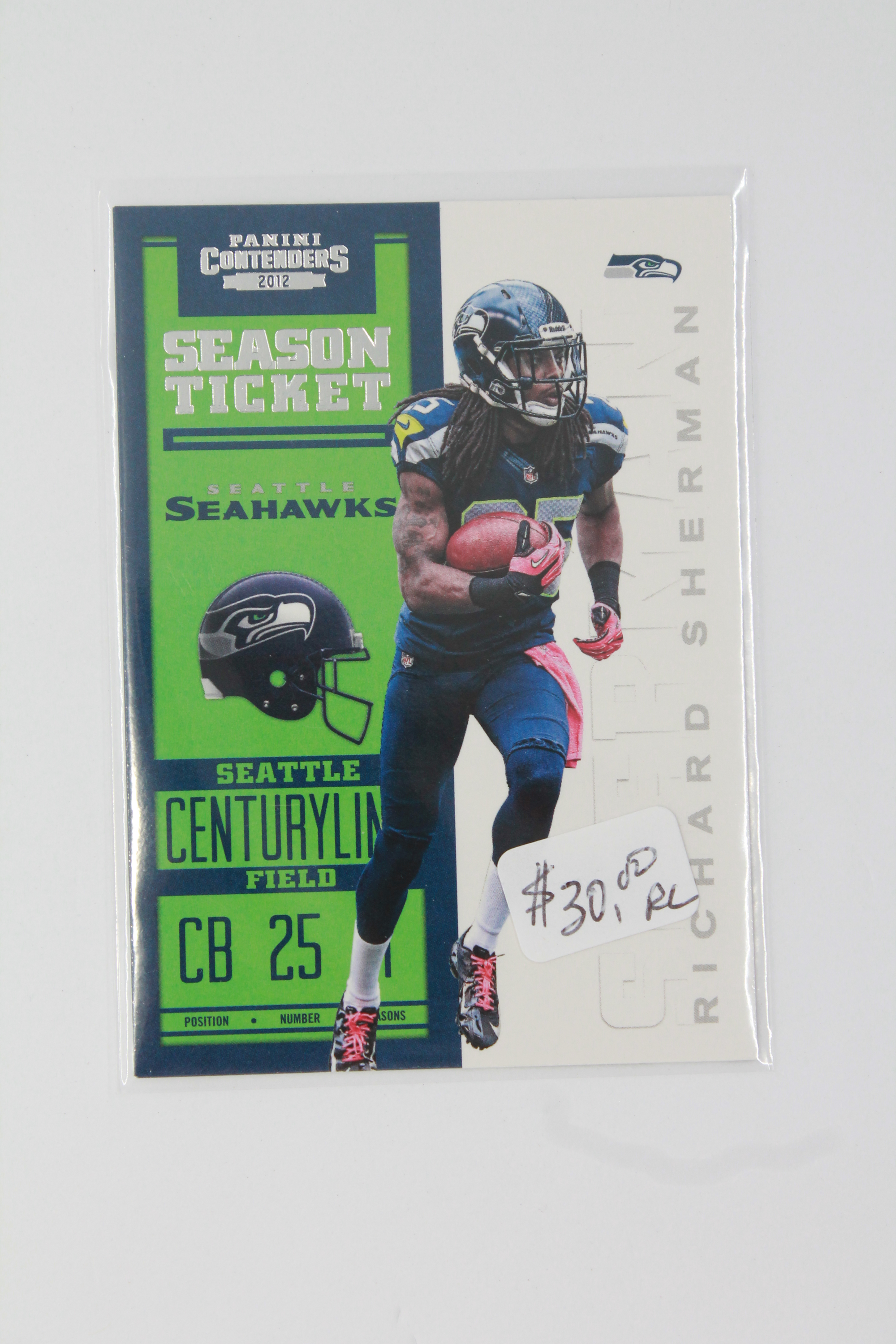Richard Sherman 2012 Panini Contenders Rookie Card