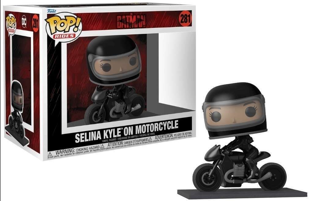 Funko POP Ride Selina Kyle on Motorcycle #281 - DC The Batman