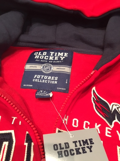 NHL Washington Capitals YTH Full Zip Hoodie OTH