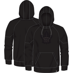 NHL Toronto Maple Leafs Fanatics Freeze Time Black Hoodie