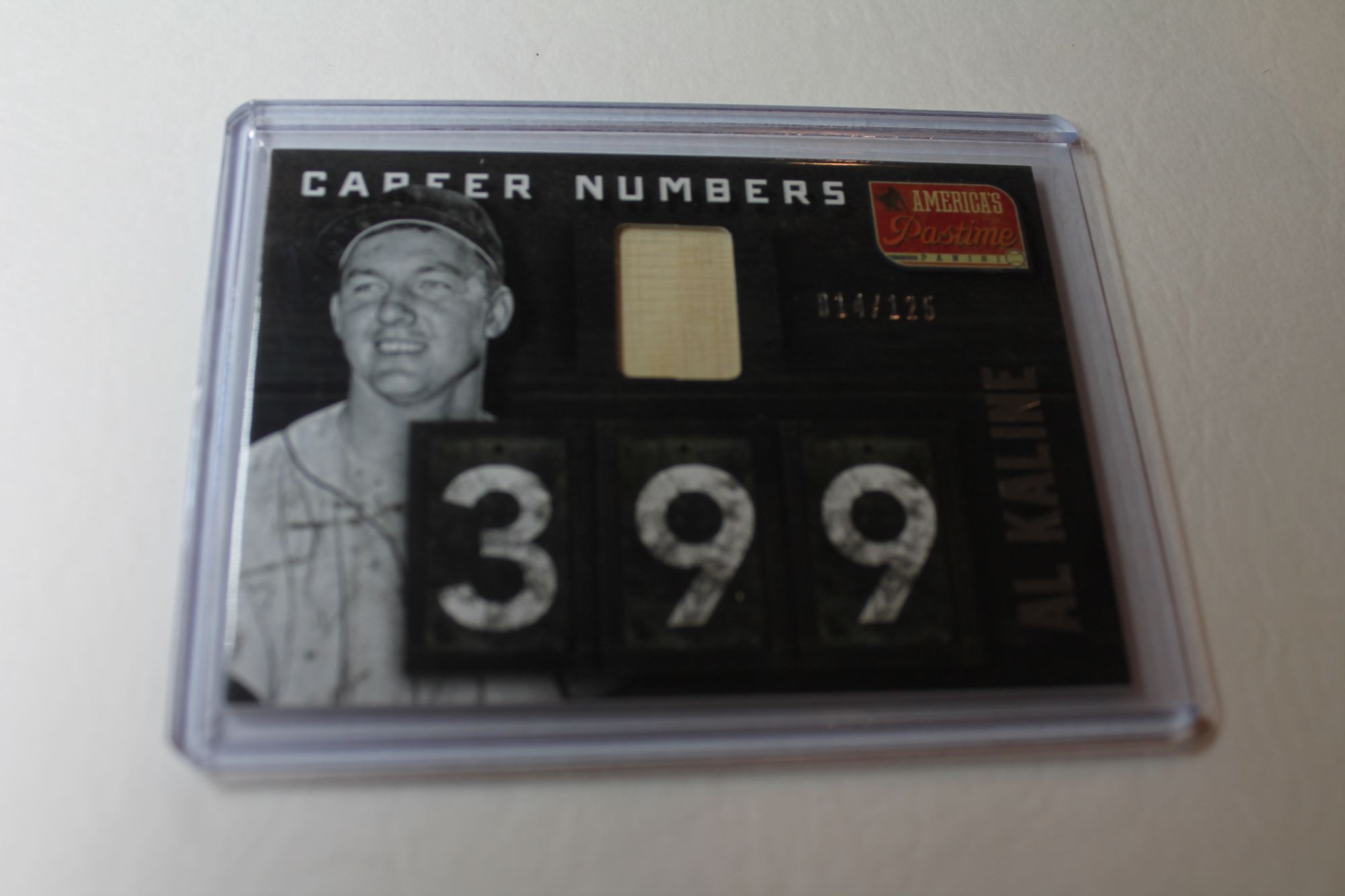 Al Kaline Game-Used Bat - 2013 Panini Career Numbers #CNAK