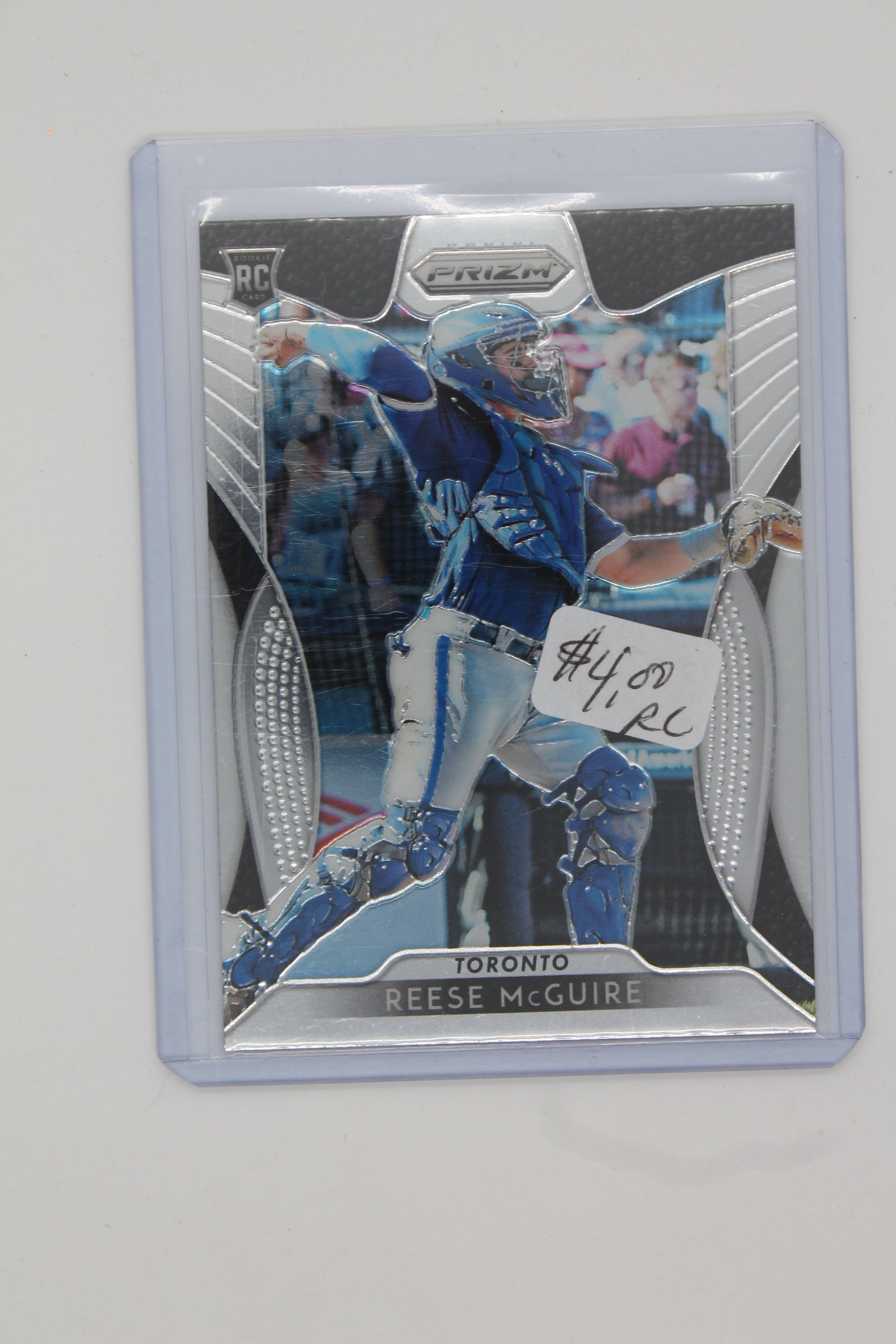 Reese McGuire 2019 Panini Prizm Rookie Card