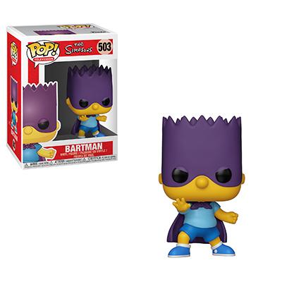 Funko POP Bartman #503 - The Simpsons S2 (tiny corner damage)