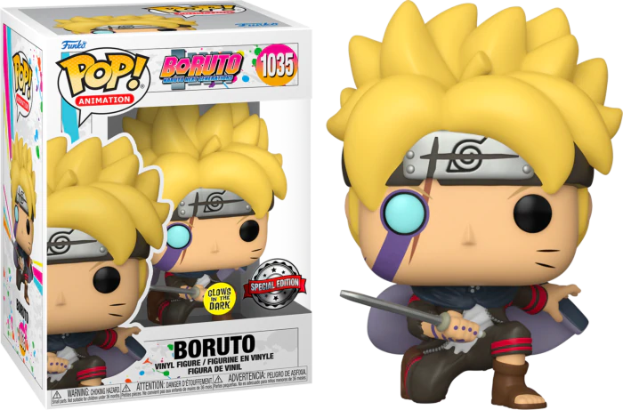 Funko POP Boruto #1035 Naruto Next Generations Animation- Special Edition (Glows in the Dark)